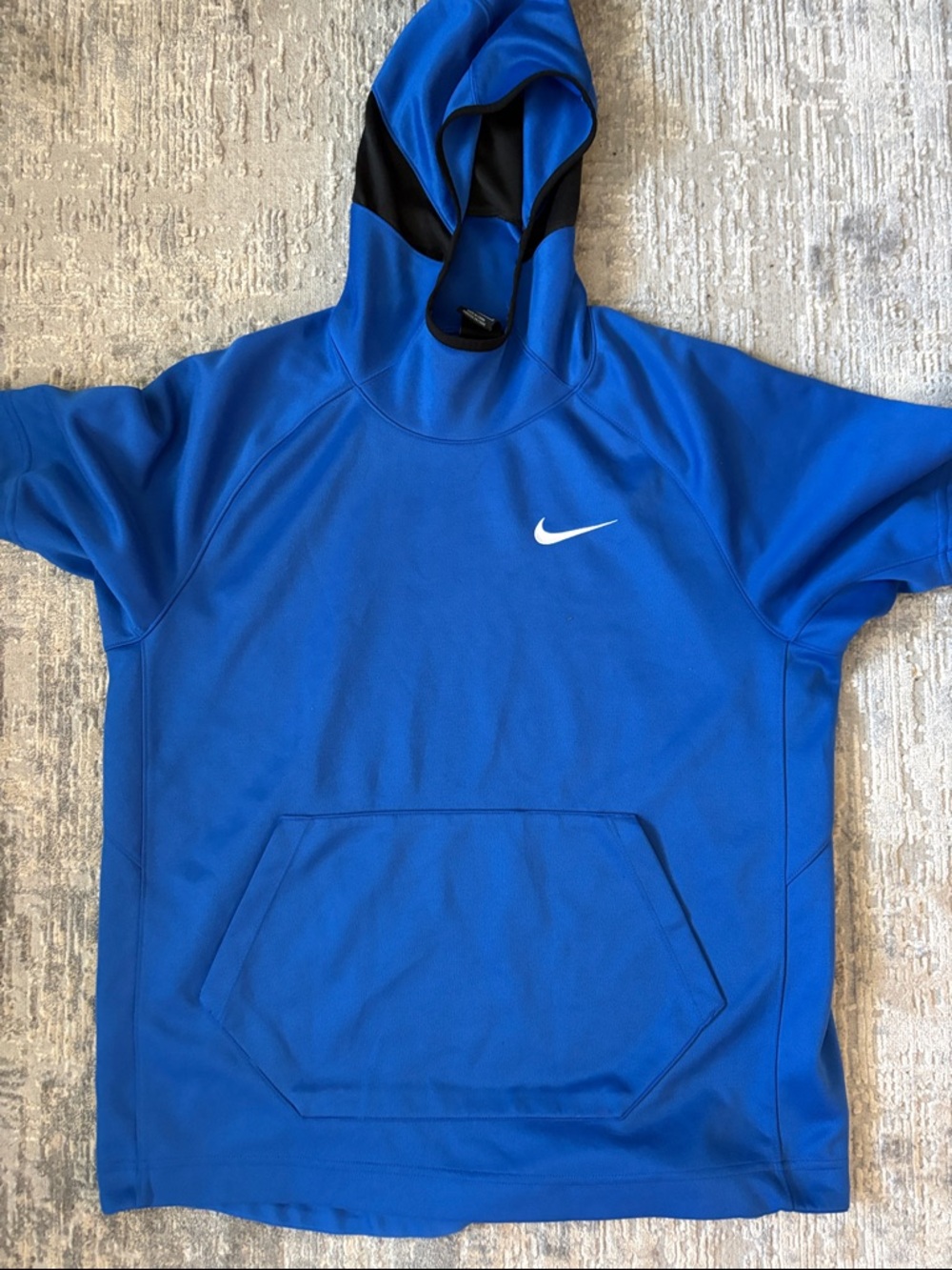 Nike Royal Blue Hoodie with White Swoosh